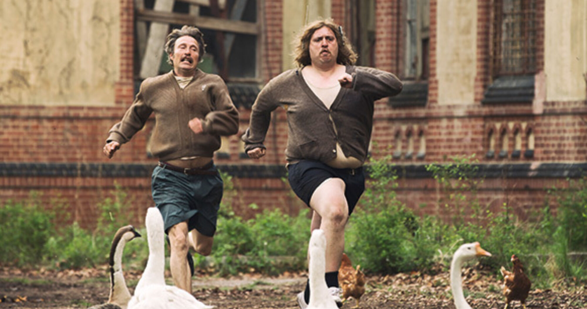 Men and chicken 05