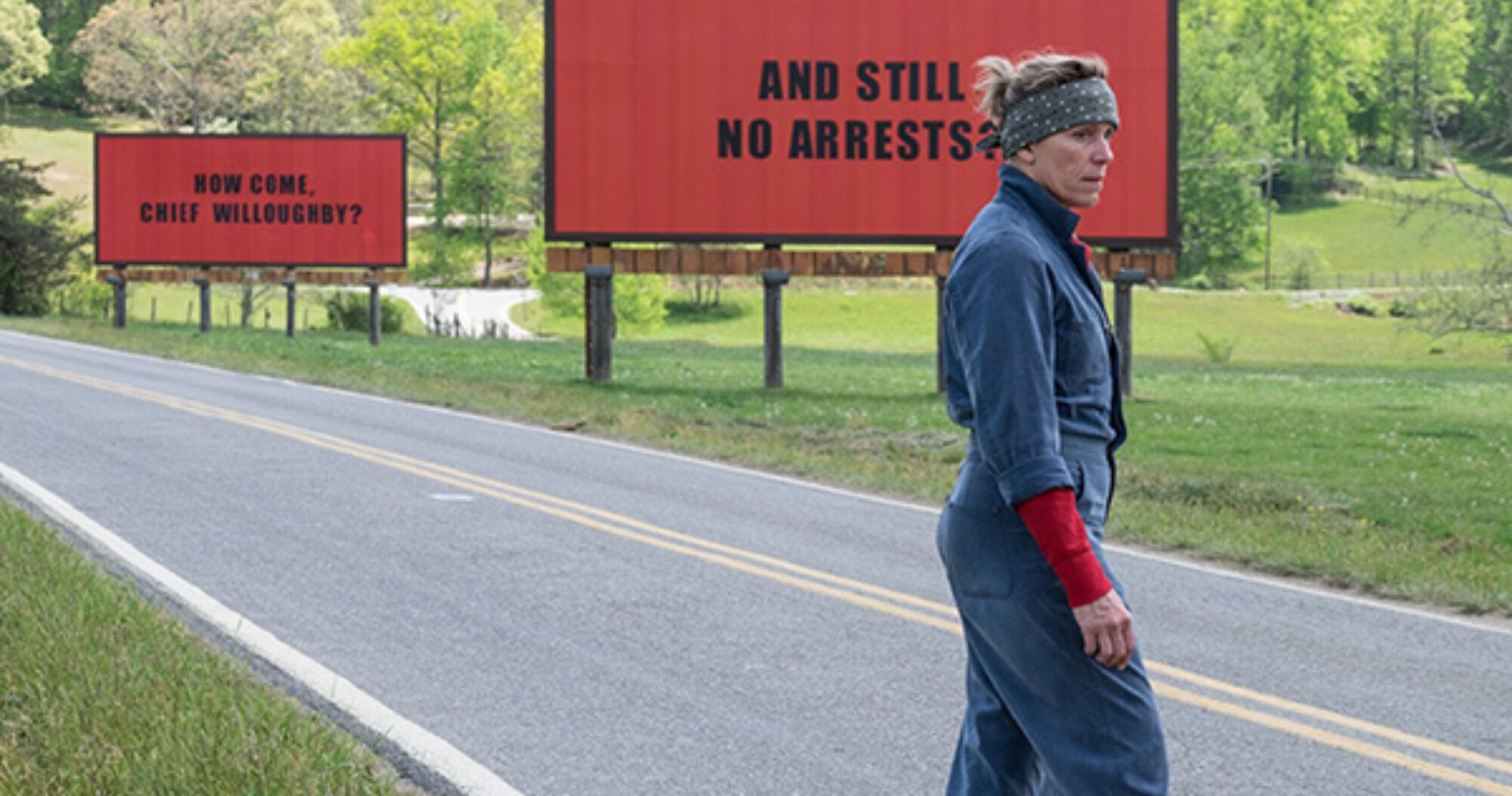Three billboards outside ebbing missouri szenen 01 mildred frances mcdormand