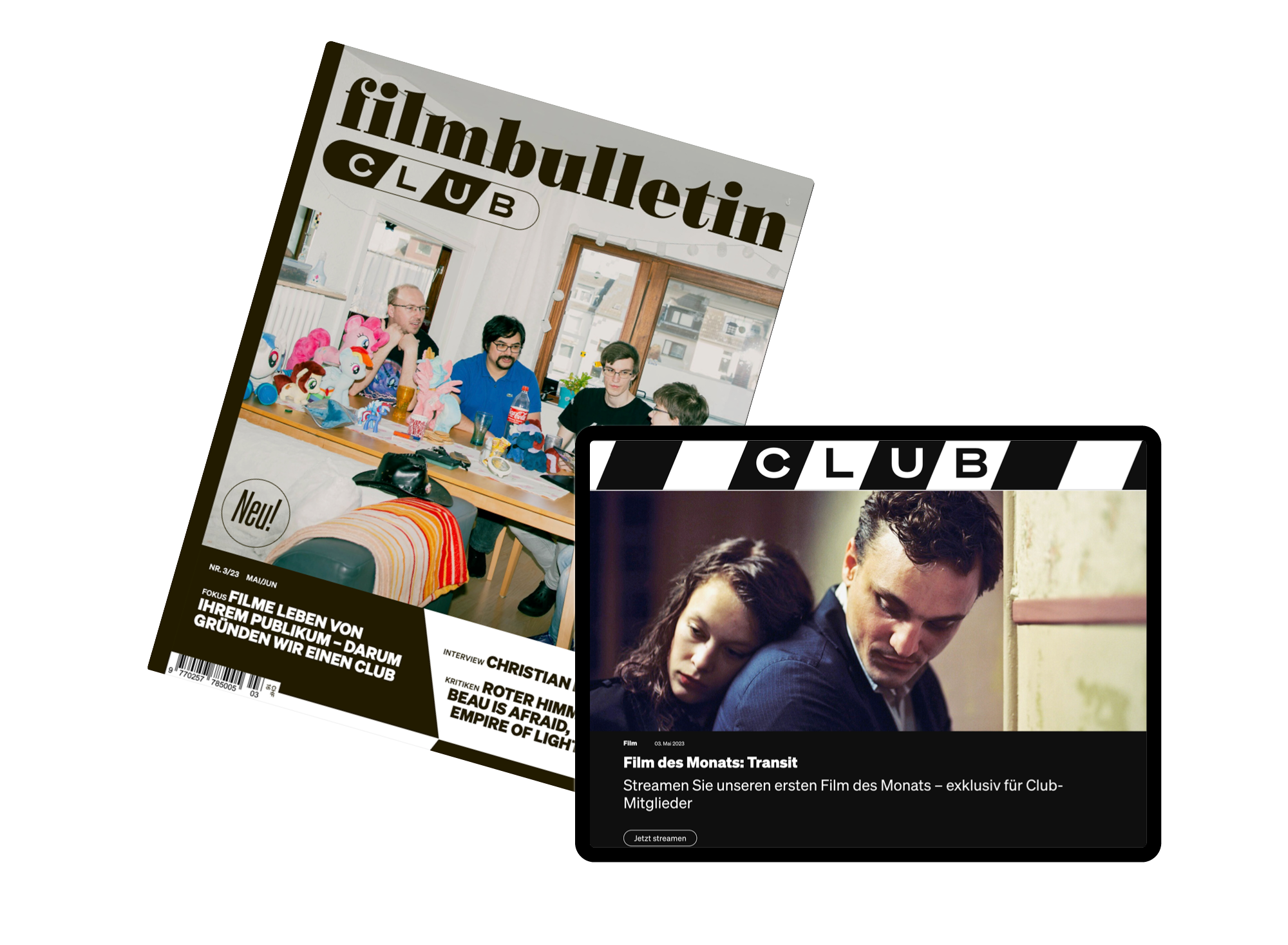 Club CTA ohne Schatten